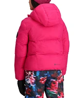 Obermeyer Big Girls 7-16 Long Sleeve Isla Hooded Ski Jacket