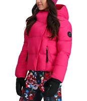 Obermeyer Big Girls 7-16 Long Sleeve Isla Hooded Ski Jacket