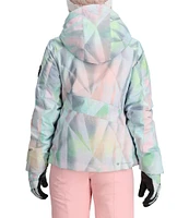 Obermeyer Big Girls 7-16 Long Sleeve Rylee Printed Hooded Ski Jacket