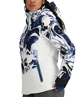 Obermeyer Cosima Glacier Melt Print HydroBlock® Pro Hooded Down Ski Jacket