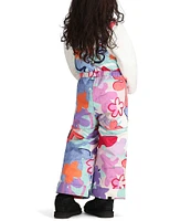 Obermeyer Little Girls 2T-8 Under The Sea Printed Snoverall Ski Pants