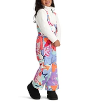 Obermeyer Little Girls 2T-8 Under The Sea Printed Snoverall Ski Pants