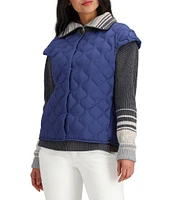 Obermeyer Perry HydroBlock® Classic Toray® Airtastic Cap Sleeve Snap Front Quilted Down Vest