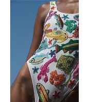 OCEANUS Arizona Beaded One Piece Swimsuit