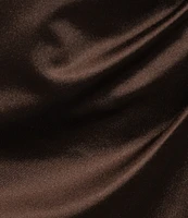 B. Darlin Off-The-Shoulder Corset Wrap Side Slit Long Dress