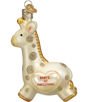 Old World Christmas Babys First Christmas Giraffe Ornament