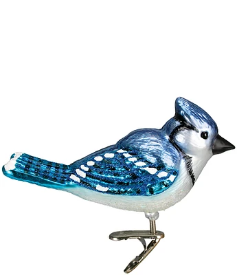 Old World Christmas Bright Blue Jay Ornament