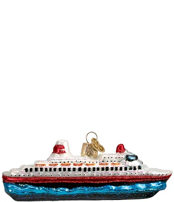 Old World Christmas Cruise Ship Ornament