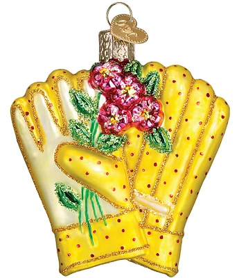 Old World Christmas Gardening Gloves Ornament