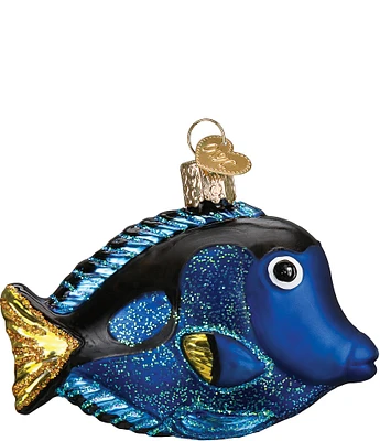 Old World Christmas Pacific Blue Tang Fish Ornament