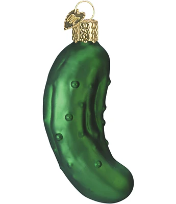 Old World Christmas Pickle Glass Ornament