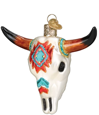 Old World Christmas Southwestern Steer Skull Ornament