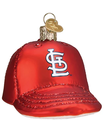 Old World Christmas St. Louis Cardinals Baseball Cap Glass Ornament