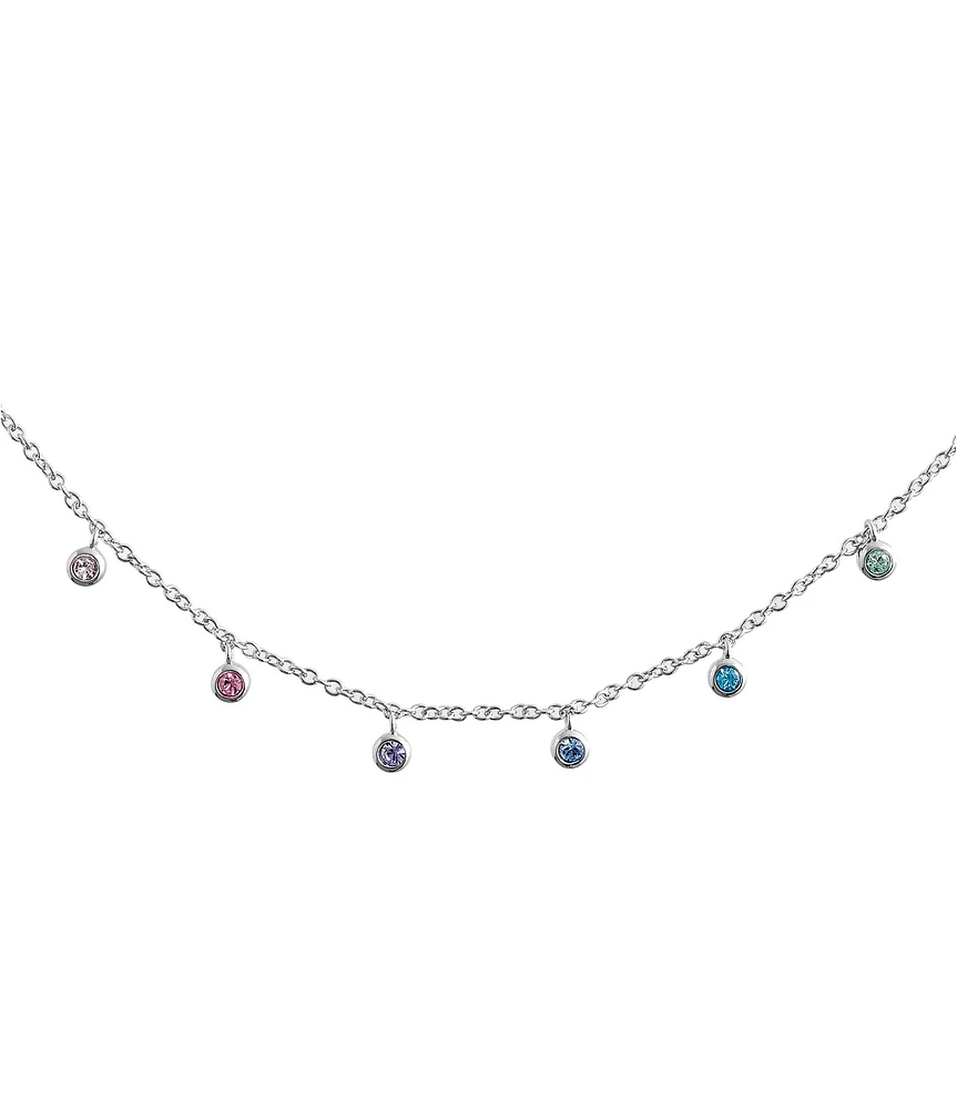 Olivia Burton Rainbow Crystal Choker Necklace