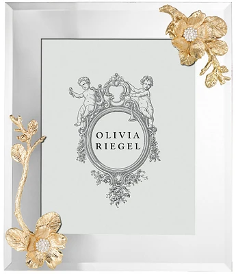 Olivia Riegel Botanica Two-Tone Floral Crystal Frame