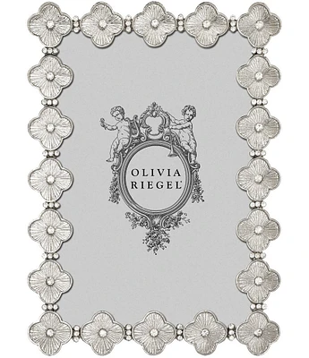 Olivia Riegel Clover Quatrefoil Crystal Frame