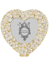 Olivia Riegel Dogwood Blossoms Crystal Heart Frame