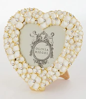 Olivia Riegel Dogwood Blossoms Crystal Heart Frame