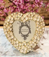 Olivia Riegel Dogwood Blossoms Crystal Heart Frame