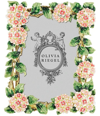 Olivia Riegel Pink Lantana Floral Pattern Frame