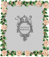 Olivia Riegel Pink Lantana Floral Pattern Frame