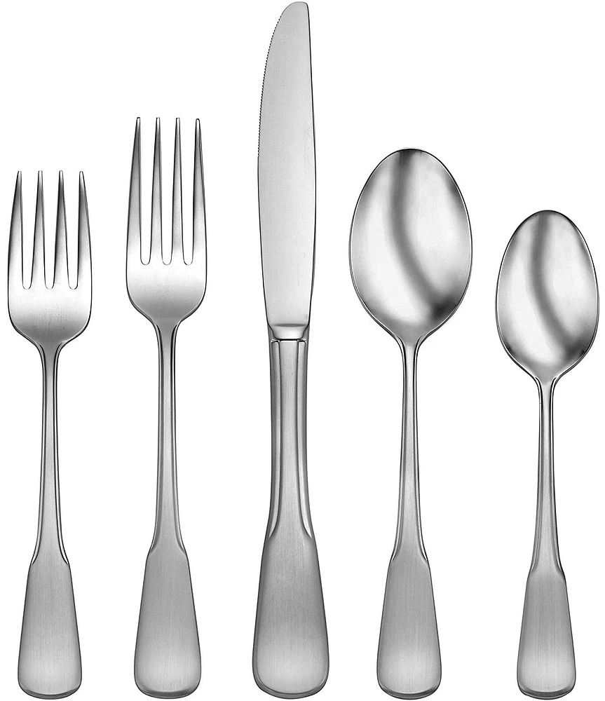 Oneida Colonial Boston 45-Piece Stainless Steel Flatware Set