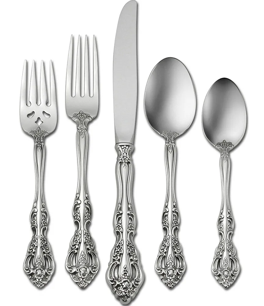 Oneida Michelangelo Traditional 20-Piece Stainless Steel Flatware Set