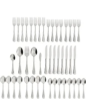 Oneida Satin Sand Dune 45-Piece Stainless Steel Flatware Set