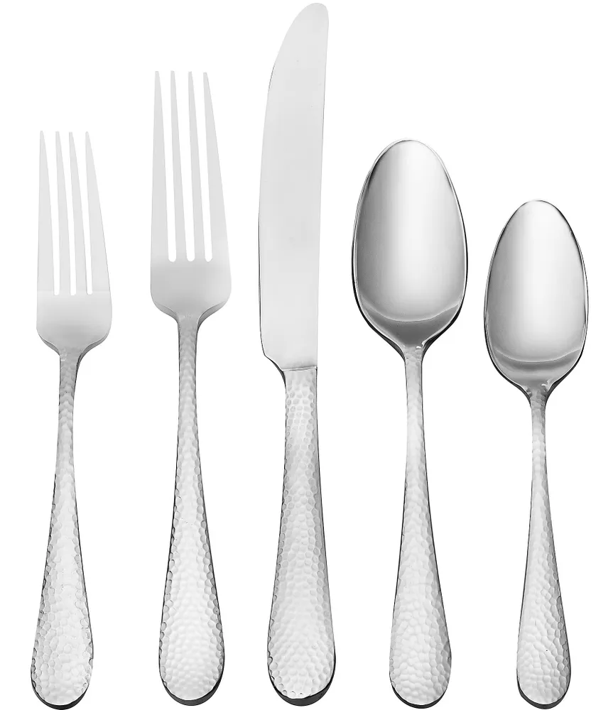 Oneida Tibet 45-Piece Stainless Steel Flatware Set