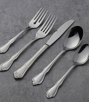 Oneida True Rose 45-Piece Stainless Steel Flatware Set