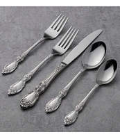 Oneida Wordsworth 45-Piece Stainless Steel Flatware Set