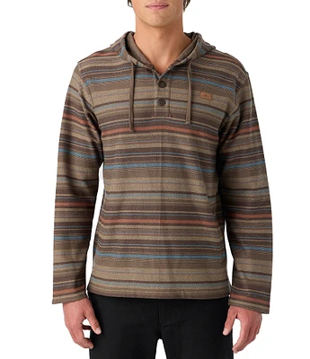 O'Neill Bavaro Stripe Long Sleeve Hooded Poncho