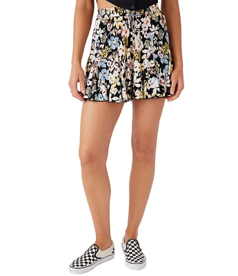 O'Neill Bennie Camden High Rise Floral Print Skirt