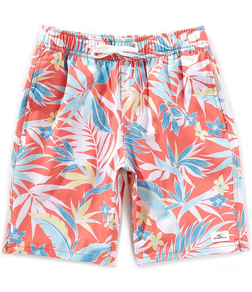 O'Neill Big Boys 8-20 Hermosa EW Tropical Print Volley Shorts