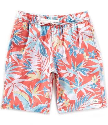 O'Neill Big Boys 8-20 Hermosa EW Tropical Print Volley Shorts