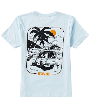 O'Neill Big Boys 8-20 Short Sleeve Crewneck Clasher Van Graphic T-Shirt