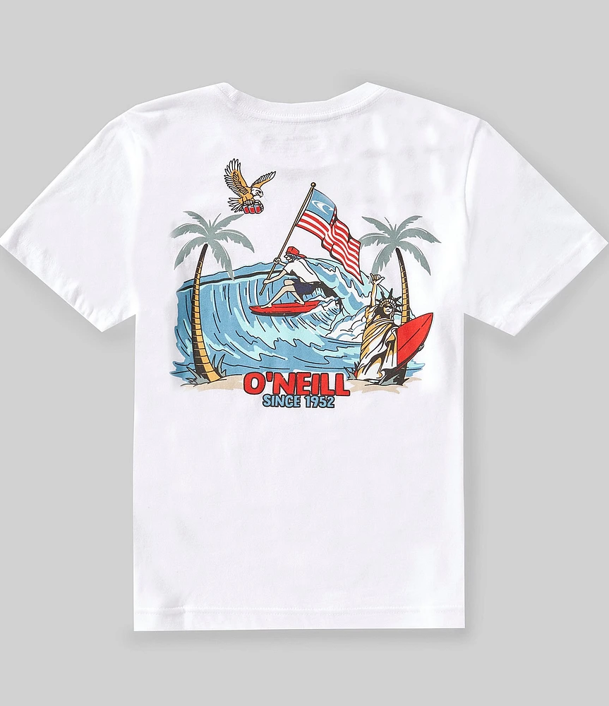 O'Neill Big Boys 8-20 Short-Sleeve Eagles Fly T-Shirt