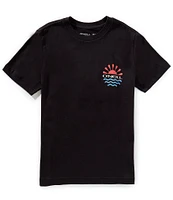 O'Neill Big Boys 8-20 Short Sleeve Encircle Sun Graphic T-Shirt