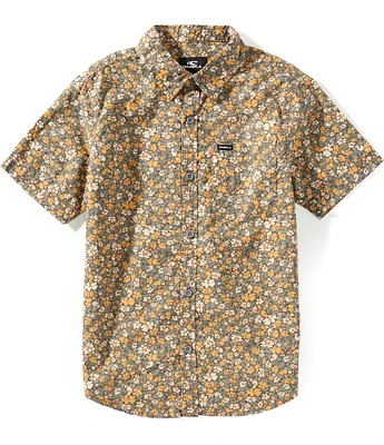 O'Neill Big Boys 8-20 Short Sleeve Floral Terrace Shirt