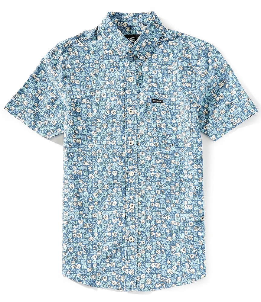 O'Neill Big Boys 8-20 Short Sleeve Oasis Eco Graphic Printed Shirt