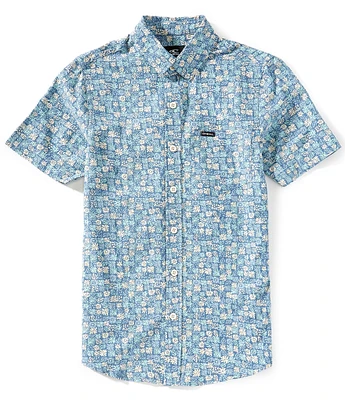 O'Neill Big Boys 8-20 Short Sleeve Oasis Eco Graphic Printed Shirt