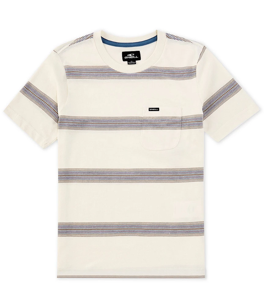 O'Neill Big Boys 8-20 Short Sleeve Smasher Yarn-Dyed-Stripe T-Shirt