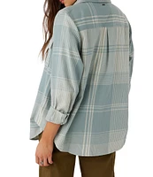 O'Neill Brooks Flannel Long Sleeve Oversized Shirt