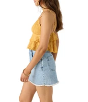 O'Neill Chloey V-Neck Tiered Knit Tank Top