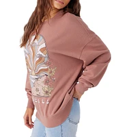 O'Neill Choice Long Sleeve Oversized Fleece Graphic Sweatshirt