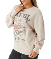 O'Neill Choice Long Sleeve Oversized Fleece Graphic Sweatshirt