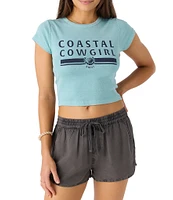 O'Neill Coastal Cowgirl Short Sleeve Cropped Baby T-Shirt