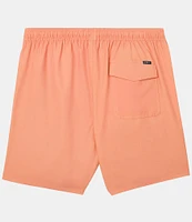 O'Neill Hermosa Elastic Waist 17#double; Outseam Stretch Volley Shorts