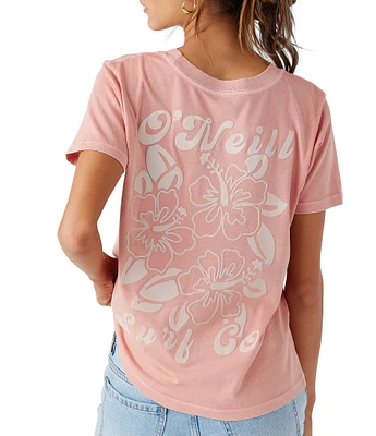 O'Neill Flower Dreamz Short Sleeve Graphic T-Shirt