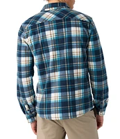 O'Neill Glacier Plaid Long Sleeve Superfleece Shirt Jacket